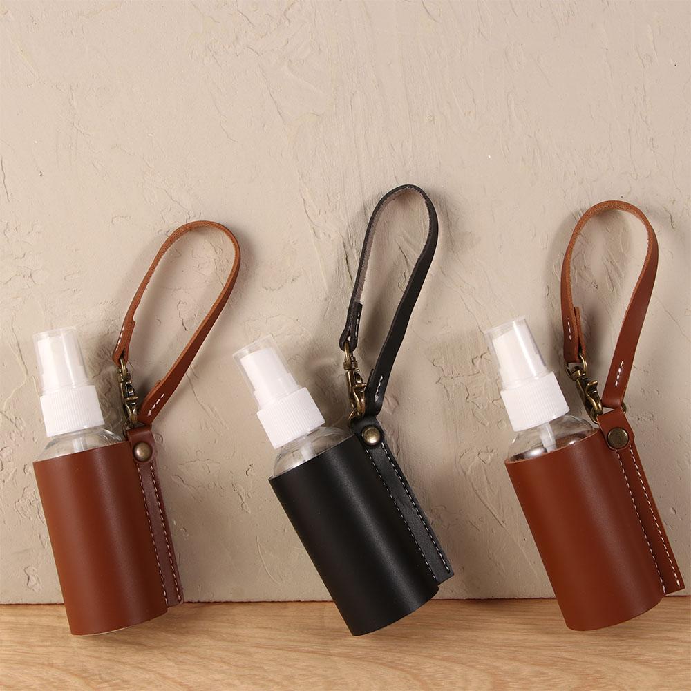 Case 60ml Reusable Bottle Spray Bottle Keychain Holder Refillable Bottles Hand Sanitizer Keychain