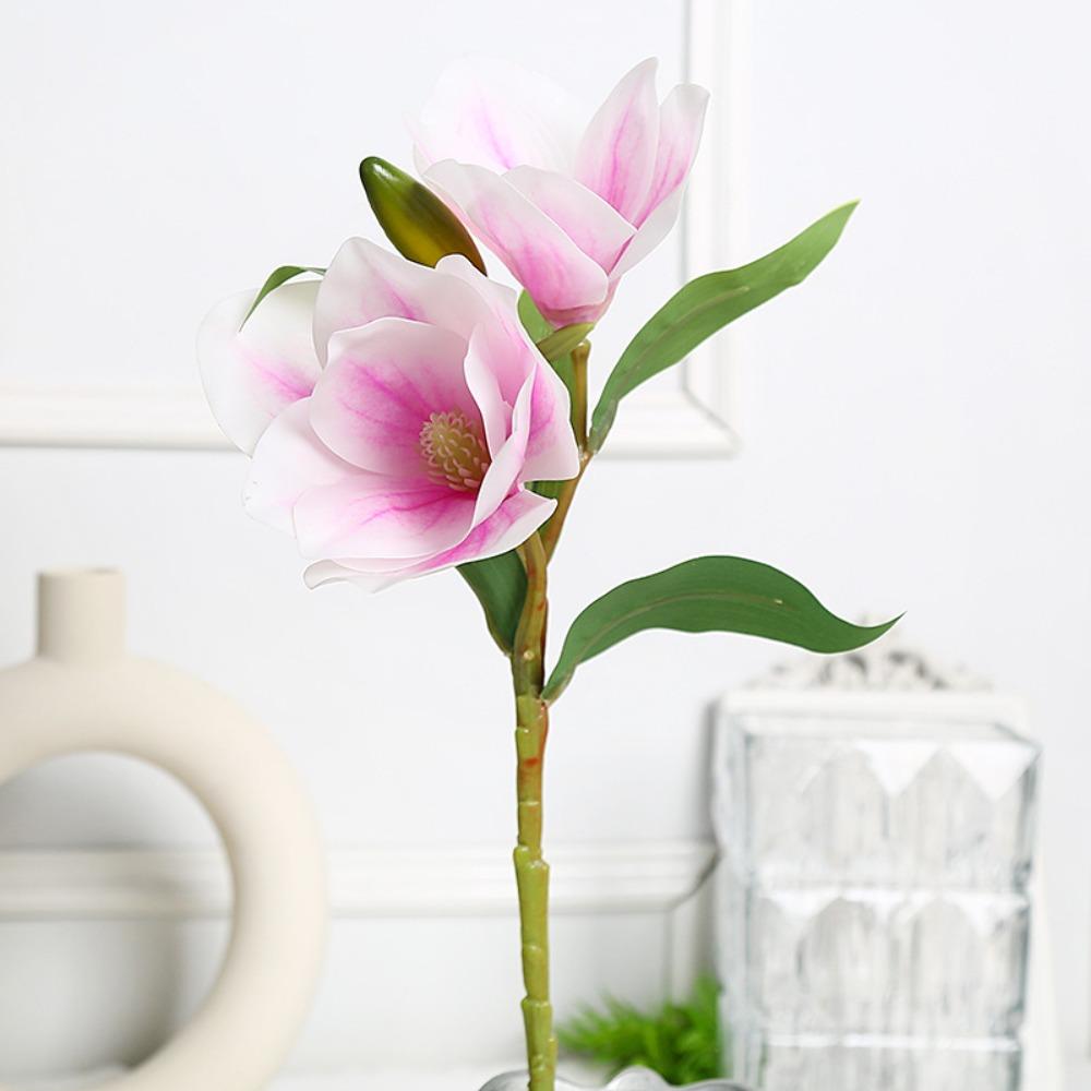 Photography Props Magnolia Artificial Flower Ornaments Festival Table Flowers Decoration