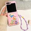 "Graffiti Cat Case for Samsung Z Flip6: Fits Z Fold 3/4/5 & Oppo N3 Flip"