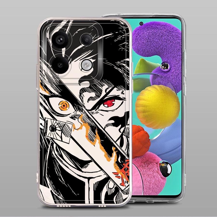 Soft Phone Cover Case for Xiaomi Redmi Note 14 Pro Plus 10S 9 10 14C 11 12 11S 12S A4 13C Note 13 Hot D-emon Anime S-layer