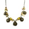 [B4164] - Designer Necklace 'Gengai' Beige