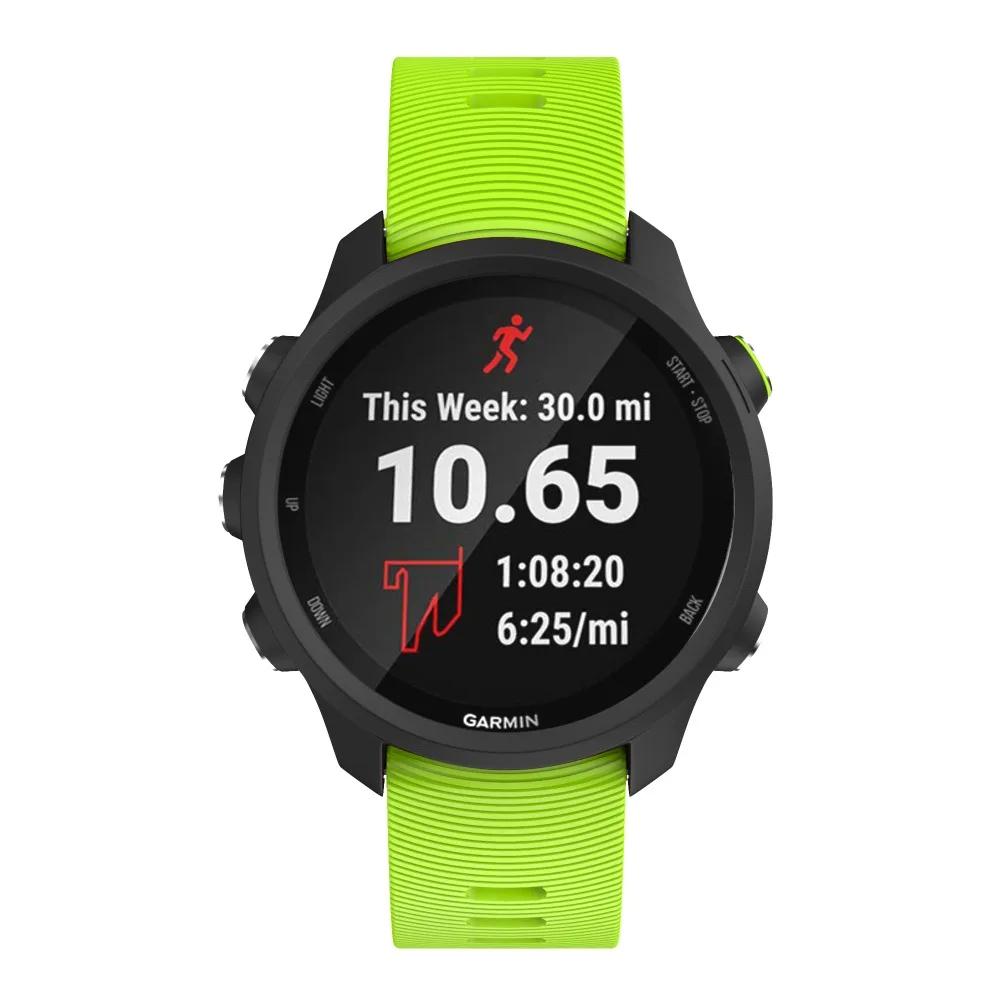 20 мм цветной ремешок для Garmin Forerunner 245 245m 645 Music Vivomove 3 HR Sport силиконовый ремешок для смарт-часов