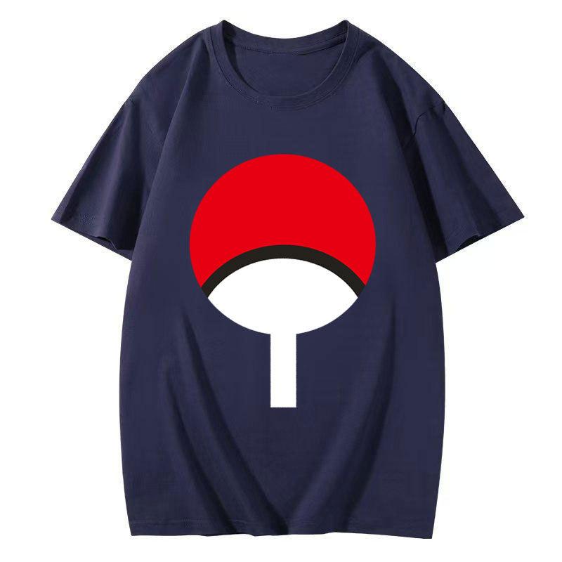 Anime Naruto Mens Summer T-shirt Kawaii Harajuku Manga Graphic Tops Tees Shirt Cotton Casual Cartoon Short-Sleeves Tshirts Streetwear