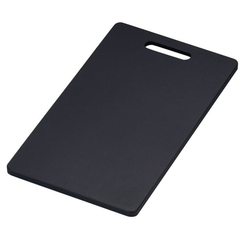 Tombow Cutting Board, Made In Japan, 37cm Wide X 22cm Deep X 1cm High, Antibacterial, Black, Shinki Synthetic