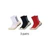 3 Pairs of Classic Mid Length Football Socks for Children and Women's Anti-skid , Sweat Absorbing Towel Bottom Sports