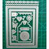 Угольная сталь DIY Прямоугольные Кружевные Границы Вырубные Штампы Трафареты для Тиснения Шаблон для Декоративной Бумаги Альбома Карточки