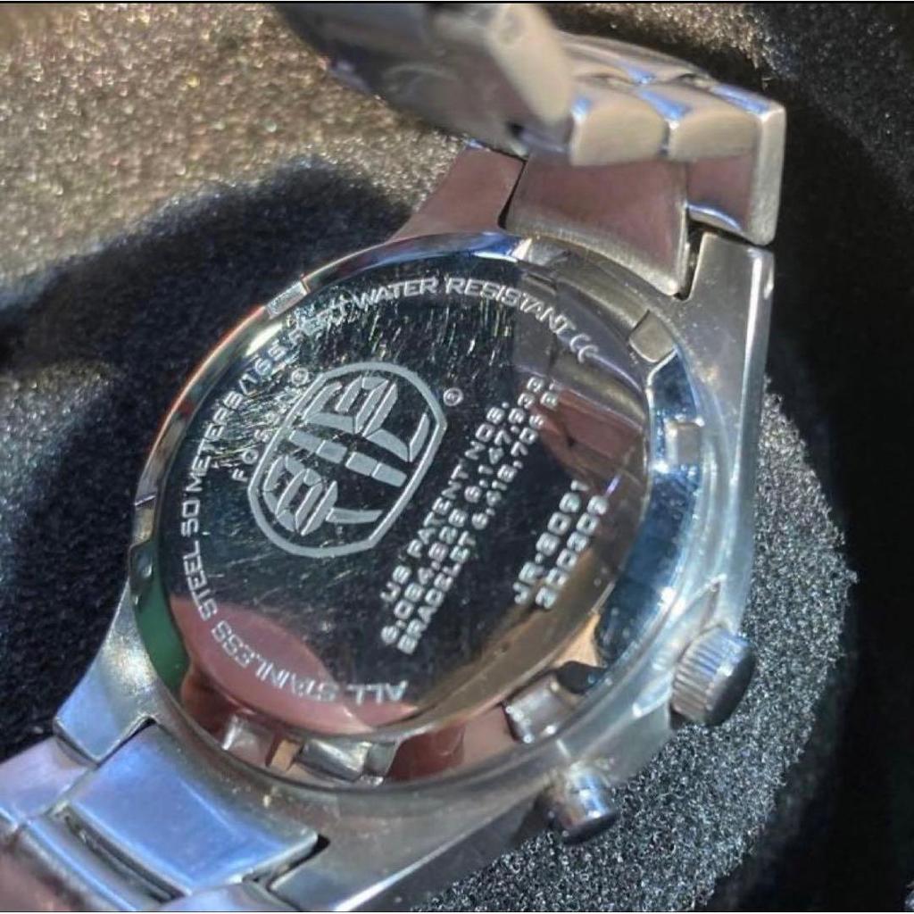 Used Fossil vintage watch big tic with box