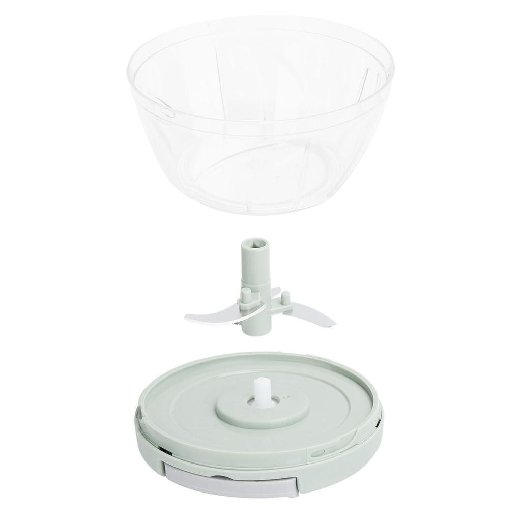 Овощерезка с кулиской, ручная мясорубка для фруктов, измельчитель, кухонный аксессуар S 500 мл, зеленый