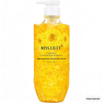 Гель для душа Miss Lilly Календула Прозрачный Лепесток