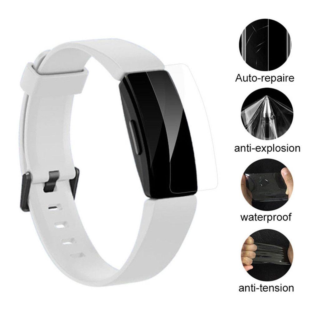 Anti-Shock Protective case For Fitbit Inspire/Inspire HR Full Cover Screen Protector Hydrogel Film