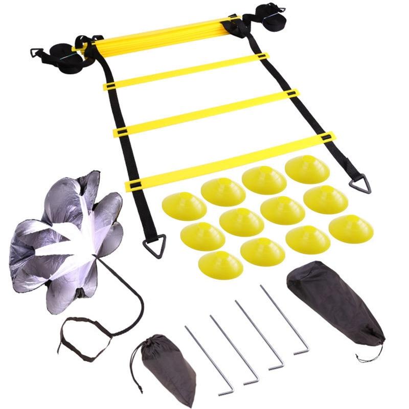 Agility Speed Ladder Training Adjustable Rungs Soccer Speed Football Fitness Feet Training Football Training Equipment