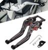 Совместимый ADV150 ADV160 Алюминиевый Рычаг Тормоза и Сцепления Руль Рычаг Стояночного Тормоза Регулируемый Серый Модели Стояночного Тормоза Мотоцикл/Скутер Комплект,