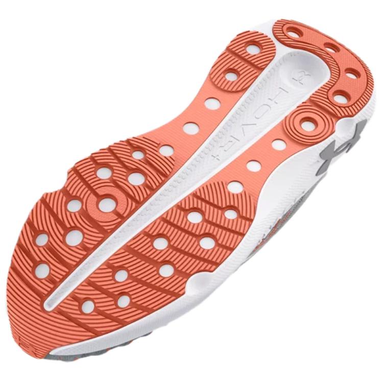 Under Armour Men's Infinite Elite HOVR Running Shoes White Halo Gray Flare Orange 3027189-104