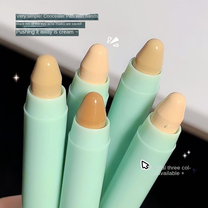 Soft Concealer Face Eye Sleeper Silk Pen Cover Acne Mark Spots Dark Circles Concealer Natural Brightening Oil Control Lasting Makeup for Women