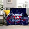 Firpo Soccer Crest Blanket Lightweight Ideal Bedding Blanket Perfect for Travel, Camping, Living Rooms, Offices, Sofas, Fan Christmas gift