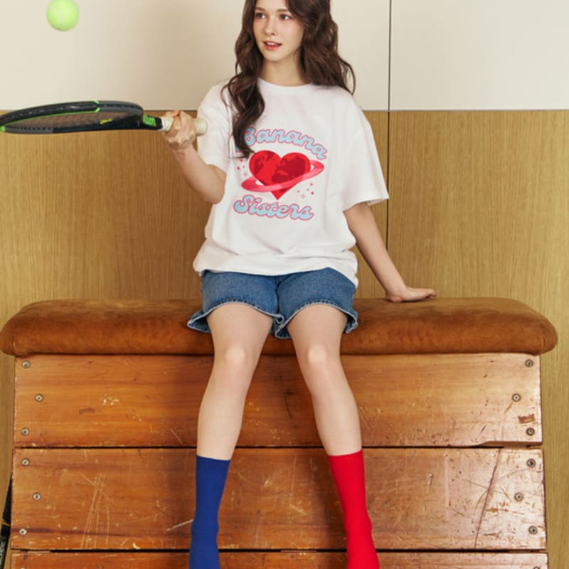 Bananasisters [2ШТ] Сумка Chloe с логотипом, носки Golji с острым носком, 5 цветов