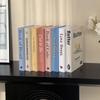 Декоративный набор из 5 бумажных книг-симуляторов для модных домашних акцентов