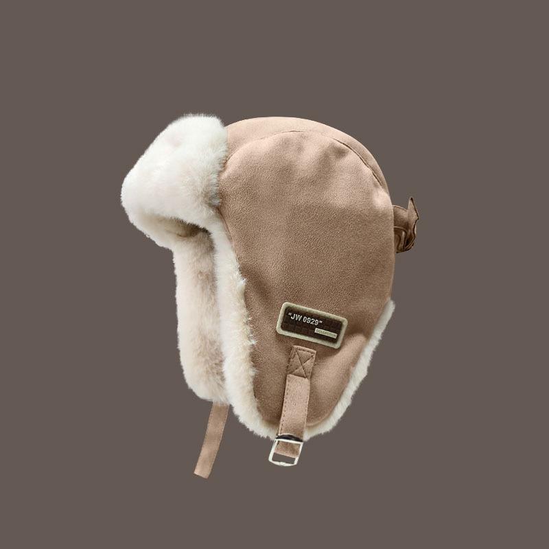 Ретро зимняя шапка Лей Фэна: Унисекс, на флисовой подкладке, морозостойкая, теплая защита ушей для езды на велосипеде