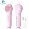 Sonic Waterproof Facial Cleansing Brush Rechargeable Scrubber Exfoliating Vibrating Deep Clean Face Cleaner Skin Care Tool