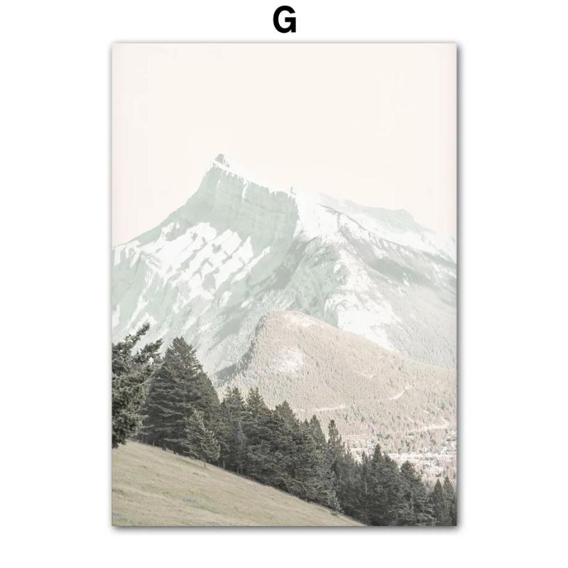 Настенная живопись на холсте Лондонский замок Зеленый холм Желтый цветок Скандинавские постеры и принты Настенные картины для декора гостиной