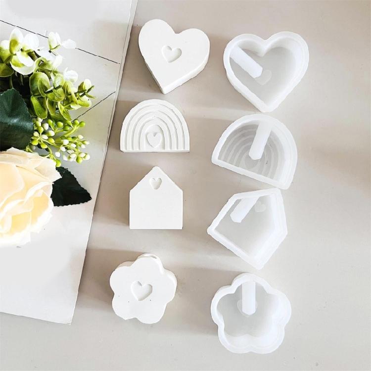 Элегантная прочная силиконовая форма-инструмент для цветочных горшков в форме радуги. Незаменимый аксессуар для домашнего использования. Энтузиасты эпоксидной смолы