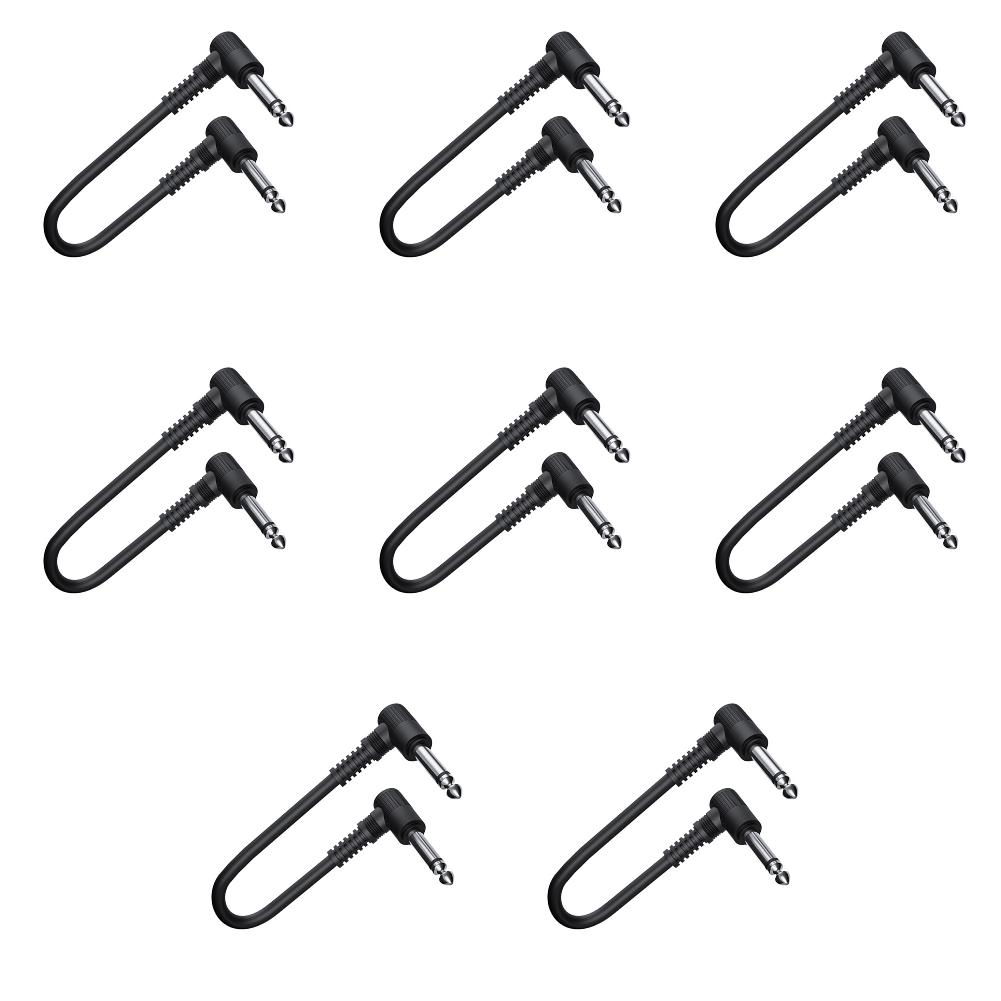 1-10 шт. Кабель для педали Музыкальные инструменты Патч-корд 6,35 15 см Провод для эффектов электрогитары для любителей музыки Аксессуары для игры