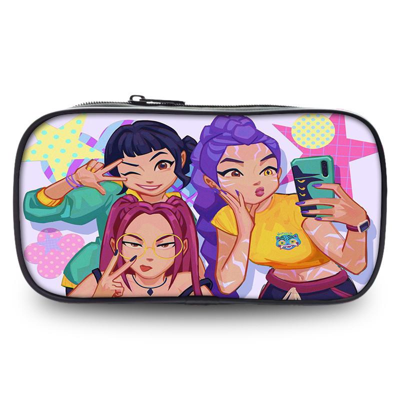 Пенал Kpop Demon Hunter Girls из Оксфордской Ткани для Студентов и Коллекционеров