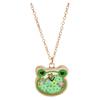 Cat Bear Charm Children's Necklace Cute Design Princess Costume Necklace  Kids Fashion