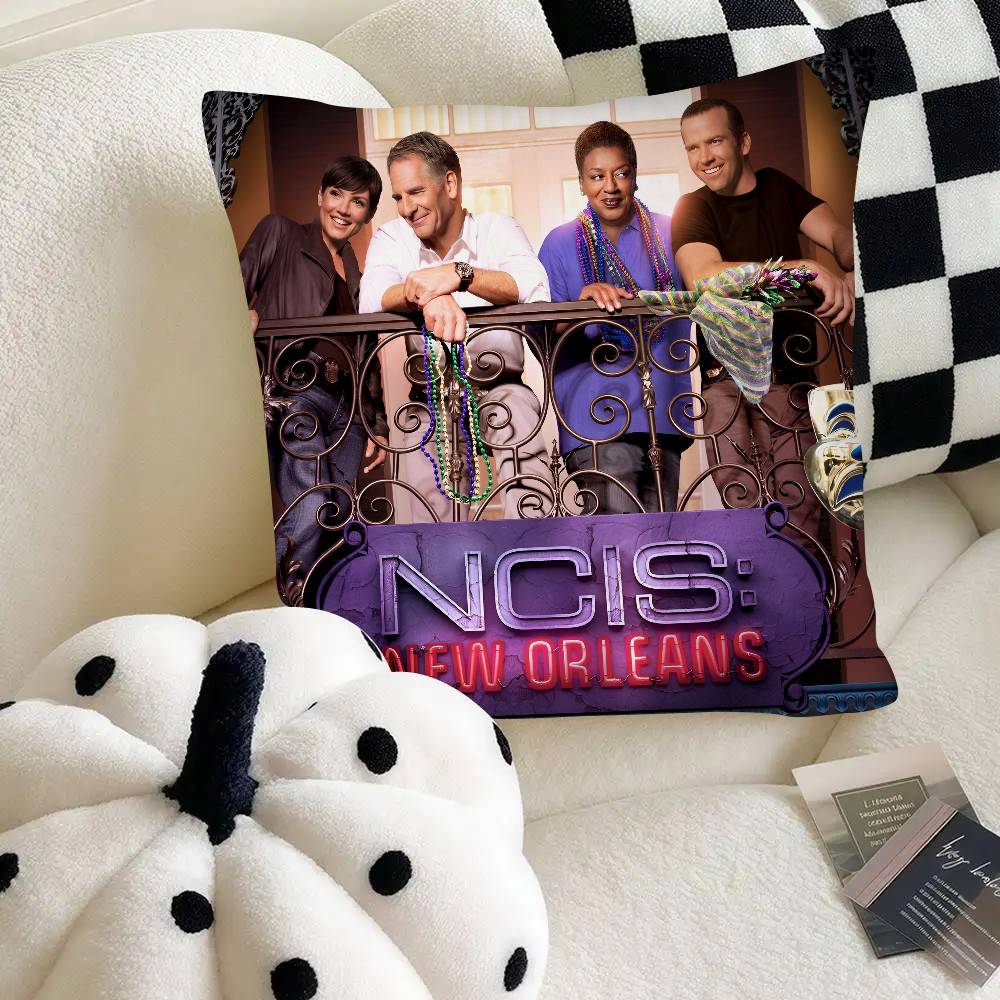 NCIS Pillow Case Fashion Square Pillowcase Bedroom Sofa Room Ins Decoration Leisure