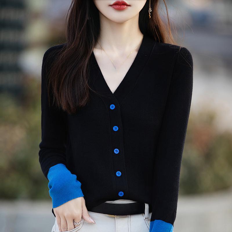 Женский легкий кардиган из 50% шерсти и 50% шелка Mulberry — универсальный трикотаж на все 4 сезона для комфорта и стиля в любое время года