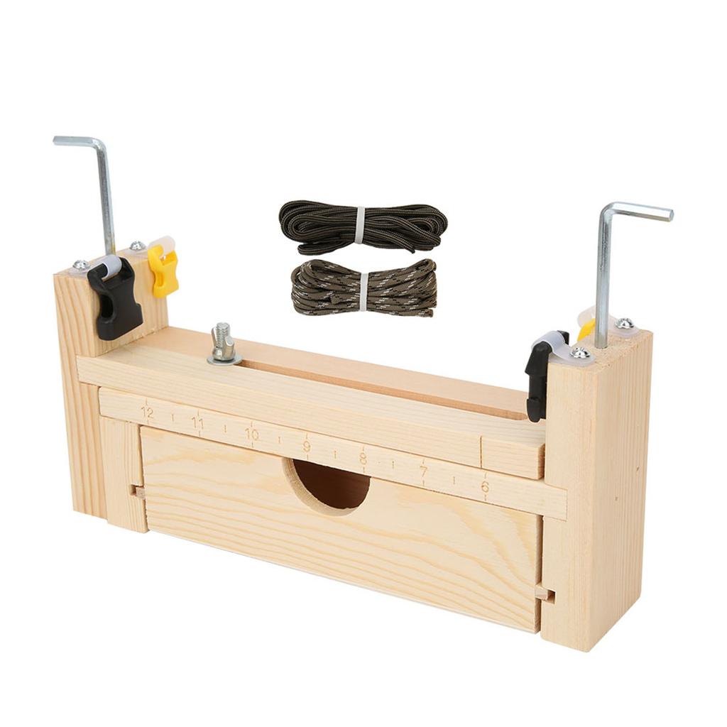 Набор приспособлений для плетения браслетов из паракорда, деревянный регулируемый браслет, приспособление для изготовления ожерелья, инструмент для самостоятельного изготовления ремесел