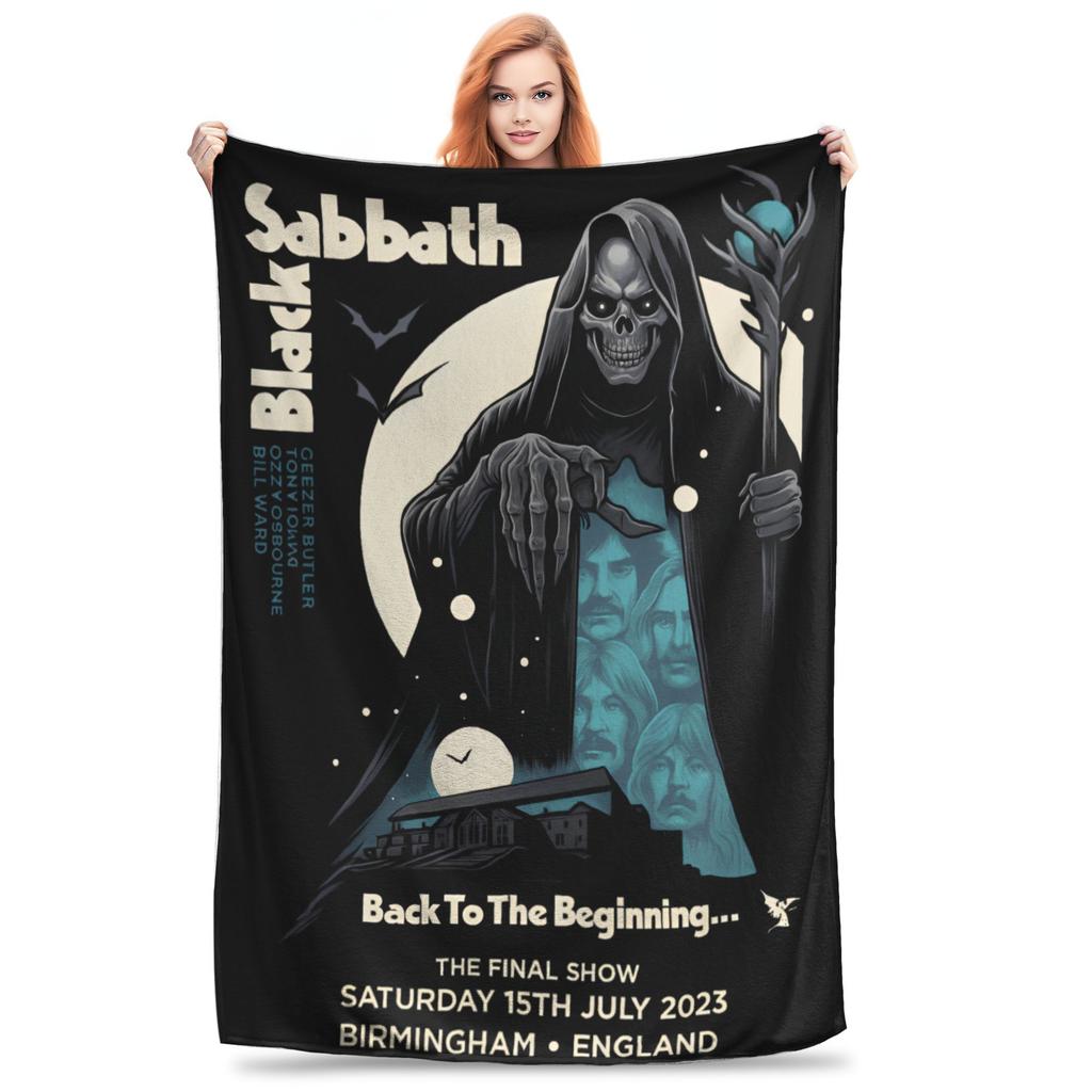 Black Sabbath Оззи Осборн Одеяло Тур Back To The Beginning Декоративное Фланелевое Плед для Домашнего Декора Теплое Покрывало