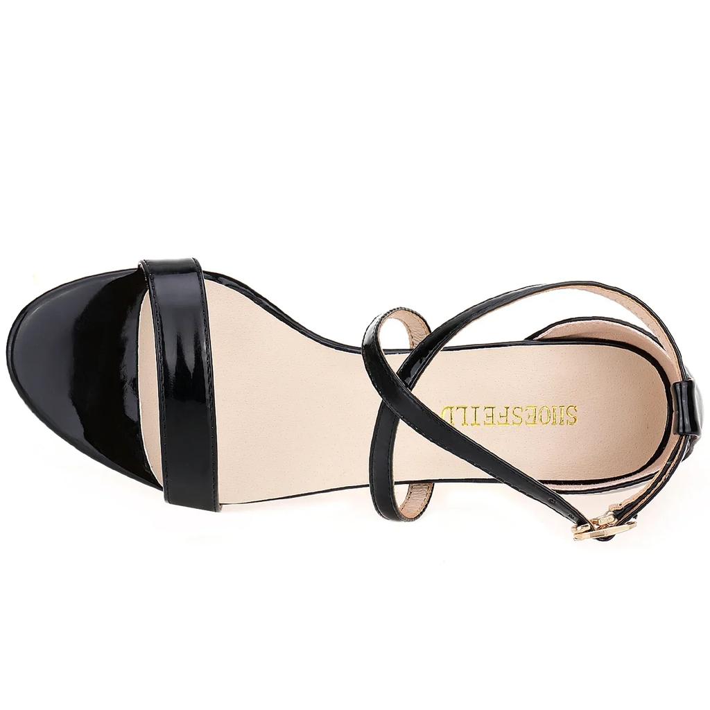 Большие размеры женские босоножки на шпильках летние сексуальные 9 см с открытым носком на высоком каблуке с пряжкой на щиколотке сандалии женские праздничные свадебные туфли