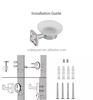 Modern Metal Stainless Steel Eco-Friendly Multifunction 5-Hook Wall Mounted Bathroom Kitchen Toilet Hanger for Clothing Use