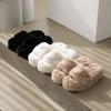 New Arrivals Open Run Beauty Salon Toe Open Slippers White Winter Indoor Shoes