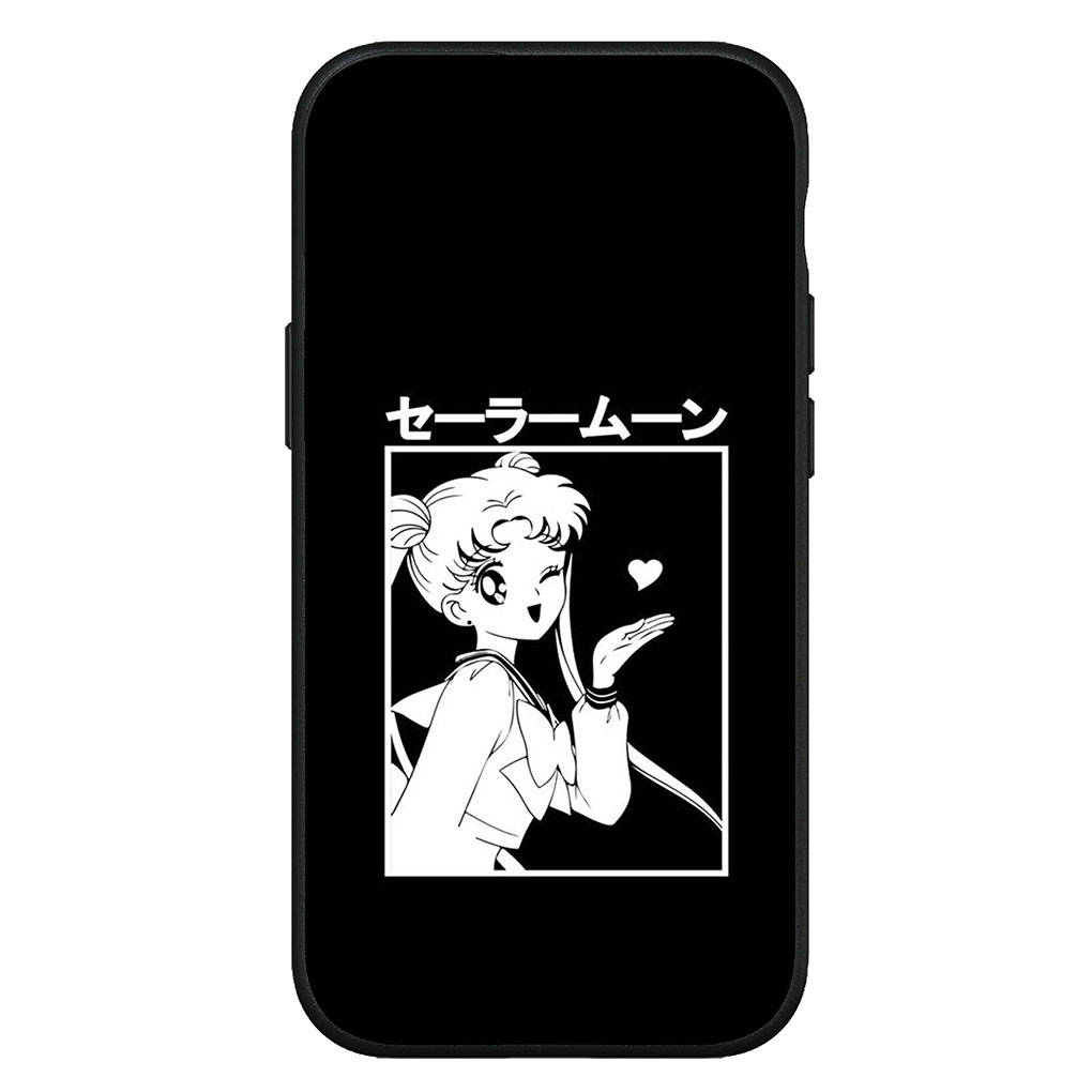 Чехол для iPhone 16 15 Xiaomi Redmi Note 14 13 12 11 Pro Max X 8 9 16e Samsung Galaxy S25 S24 S23 Moto OPPO Huawei Girl Sailor Cartoon Moon Phone Case