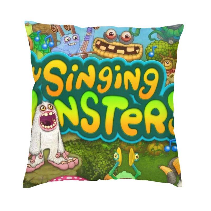 Наволочка Подушка Декорация My Singing Monsters Квадратная Подушка для Дивана Подушки Декоративные Видеоигра Приключения Двусторонний Принт