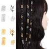 40PCS Metal Cuff Clips Dreadlocks Beads Hair Braiding Hair Braid Tubes  Hair Jewelry