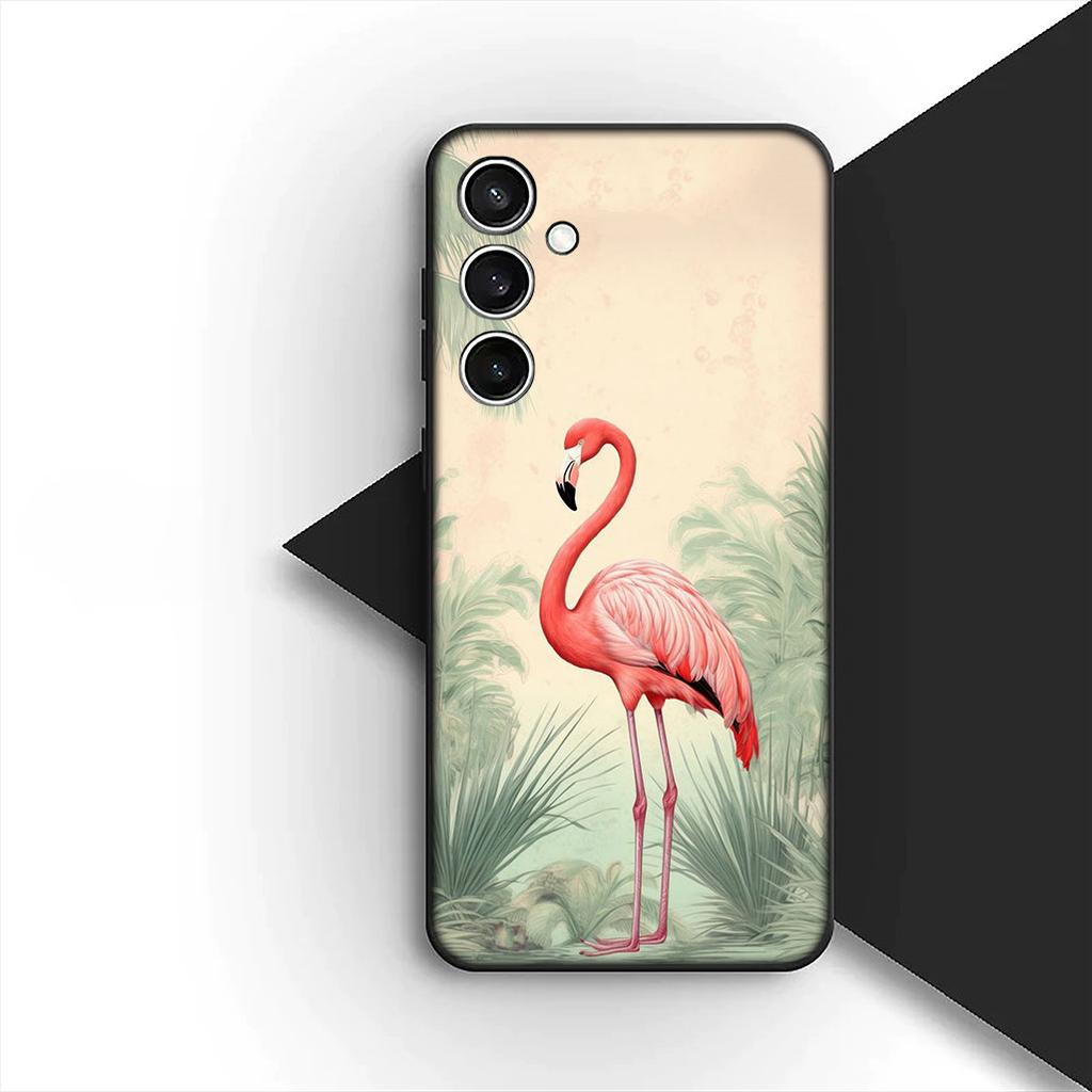 Casing for Samsung Galaxy A35 A36 A55 A26 A05 A06 A14 A50 A51 A53 A54 A12 A13 A23 Phone Cover Protective Case Flamingo