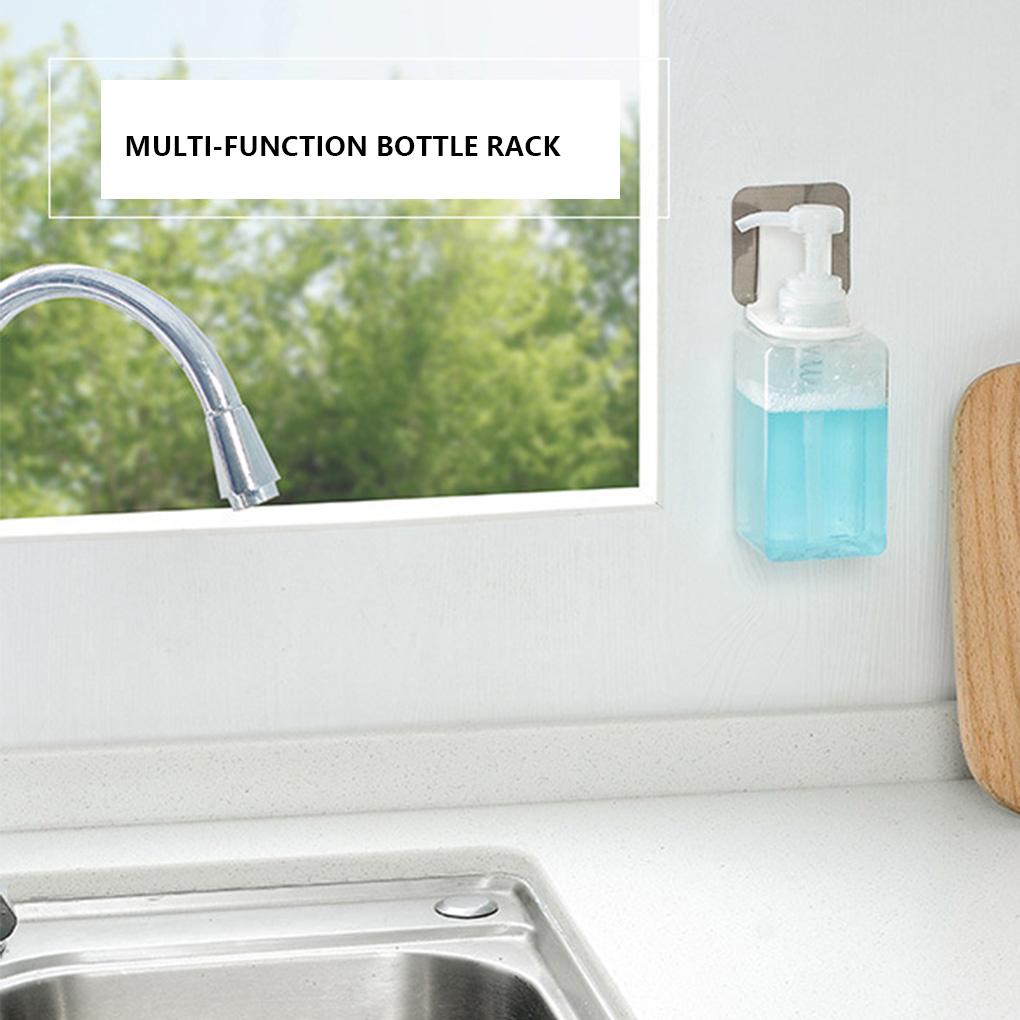 Крючок для бутылки с гелем для душа, самоклеящийся кронштейн для органайзера для ванной комнаты, водонепроницаемый настенный держатель для шампуня, вешалка для жидкости