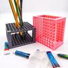 96 Slots Pen Holder Detachable Plastic Brush Holder Multi-functional Desktop Storage Organizer for Drawing Tools Pencils Office Supplies