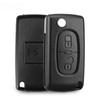 Replacement 2 Button Remote Flip Folding Key Fob Case Shell Blade for Citroen C2 C3 C4 C5 C6 C8