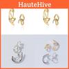 Style Chic Street Geometric Alloy Ear Cuffs Nonpiercing Trendy Set Jewelry