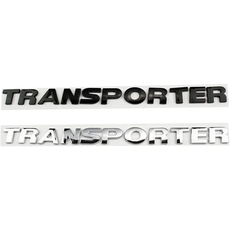 PET1 Car ABS Trunk Letters Words Logo Badge Emblem Decals Sticker For Volkswagen VW TRANSPORTER T4 T5 T6 T7 T8 Styling Accessories