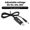 Преобразователь напряжения для роутера DC 5V 12V 20V Повышающий питание USB Type-C PD Быстрая зарядка Триггер 5.5*2.5 мм порт Кабель питания Усилитель