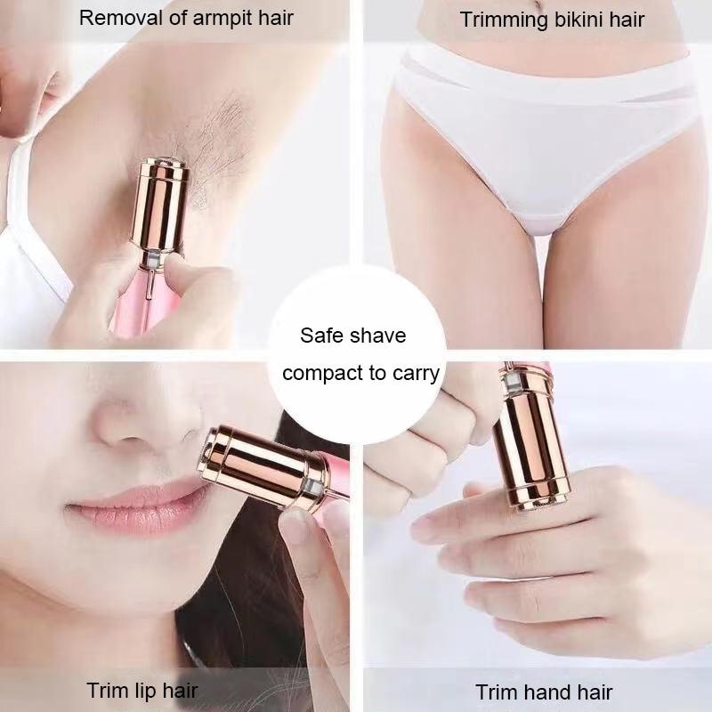 Электробритва USB безопасна и чиста, эпиляция для девочек, путешествие по всему телу и лицу, легко носить с собой