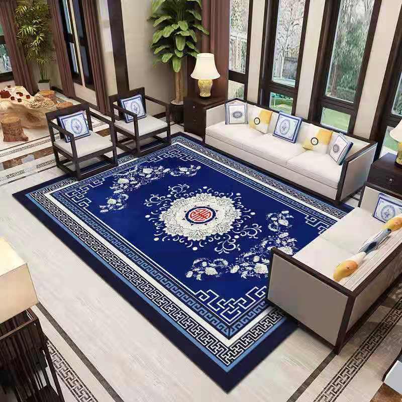 Роскошные большие коврики для гостиной, журнальные столики в китайском стиле, ковры для декора спальни, нескользящие моющиеся напольные коврики, коврик для входа