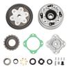 Sarasara Driven Face Clutch Set for Honda and Jazz Horizontal Reinforced Clutch and Driven Gear Custom Parts Cub, Gorilla, Dax, Solo, Magna, Monkey,