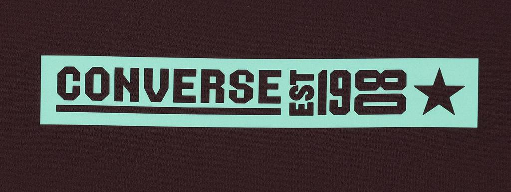 Баскетбольная футболка с коротким рукавом с принтом CB251357 Черный x Изумрудный [Converse] Футболка