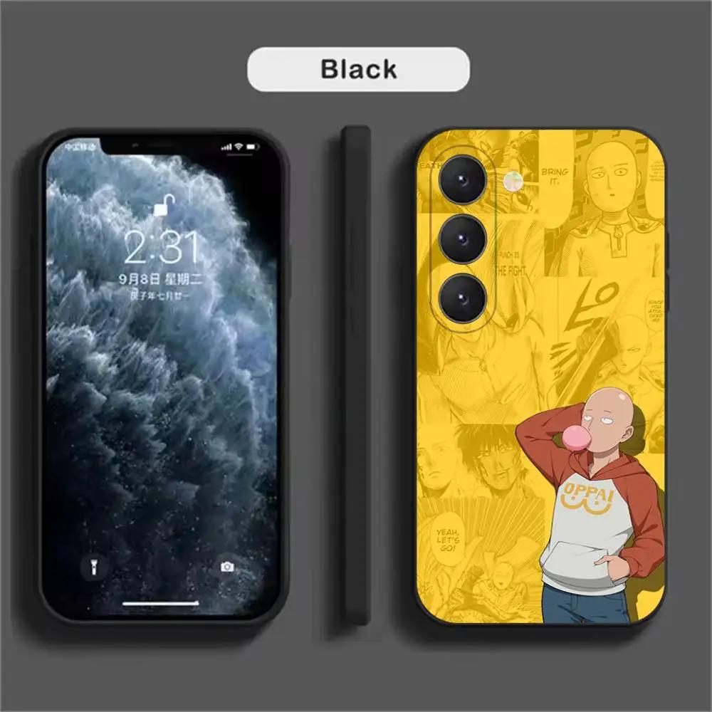 O-One P-Punch Anime Man Phone Case For Samsung Galaxy A52 A42 A32 A22 A12 A02S A72 A73 A51 A41 A31 A21S A71 A40 A30S A20S